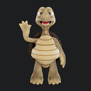3D Cartoon  Tortoise model