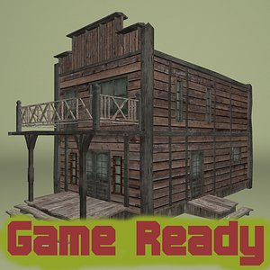 wester west house 3d obj