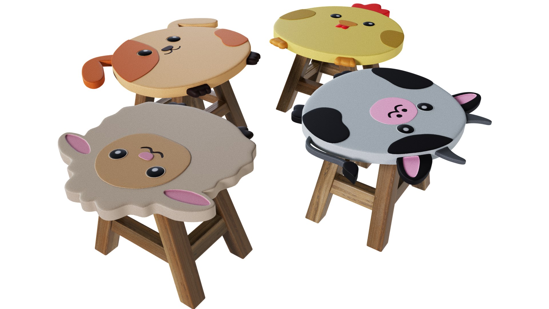 3D Kids Cartoon Stools Set V02 Low-poly 3D model https://p.turbosquid.com/ts-thumb/W2/PzfNDJ/QA/kidstoolsset02render03/png/1771569284/1920x1080/fit_q87/0f0e573d4661829e2b7bd63378379a06c1680301/kidstoolsset02render03.jpg