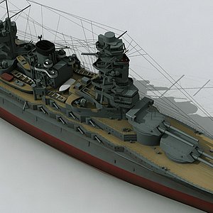 HIJMS Nagato Battleship