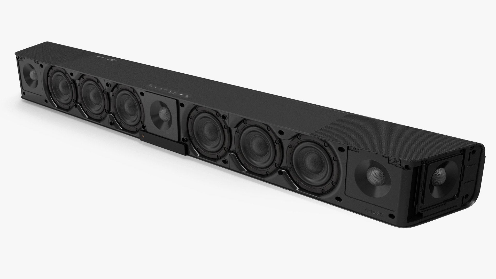 Modern Soundbar Speaker 3D model preview