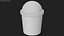 Kraft Paper Food Cup with Clear Lid for Dessert 16 Oz 450 ml Mockup
