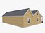 House Of Set 16 casas modelo 3D Low Poly