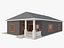 House Of Set 16 casas modelo 3D Low Poly