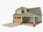 House Of Set 16 casas modelo 3D Low Poly