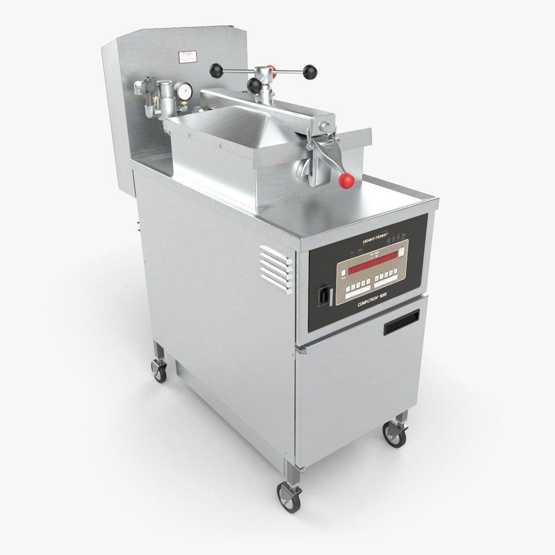 3D Commercial Pressure Fryer TurboSquid 2047539