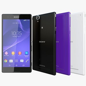 3d model of realistic sony xperia t