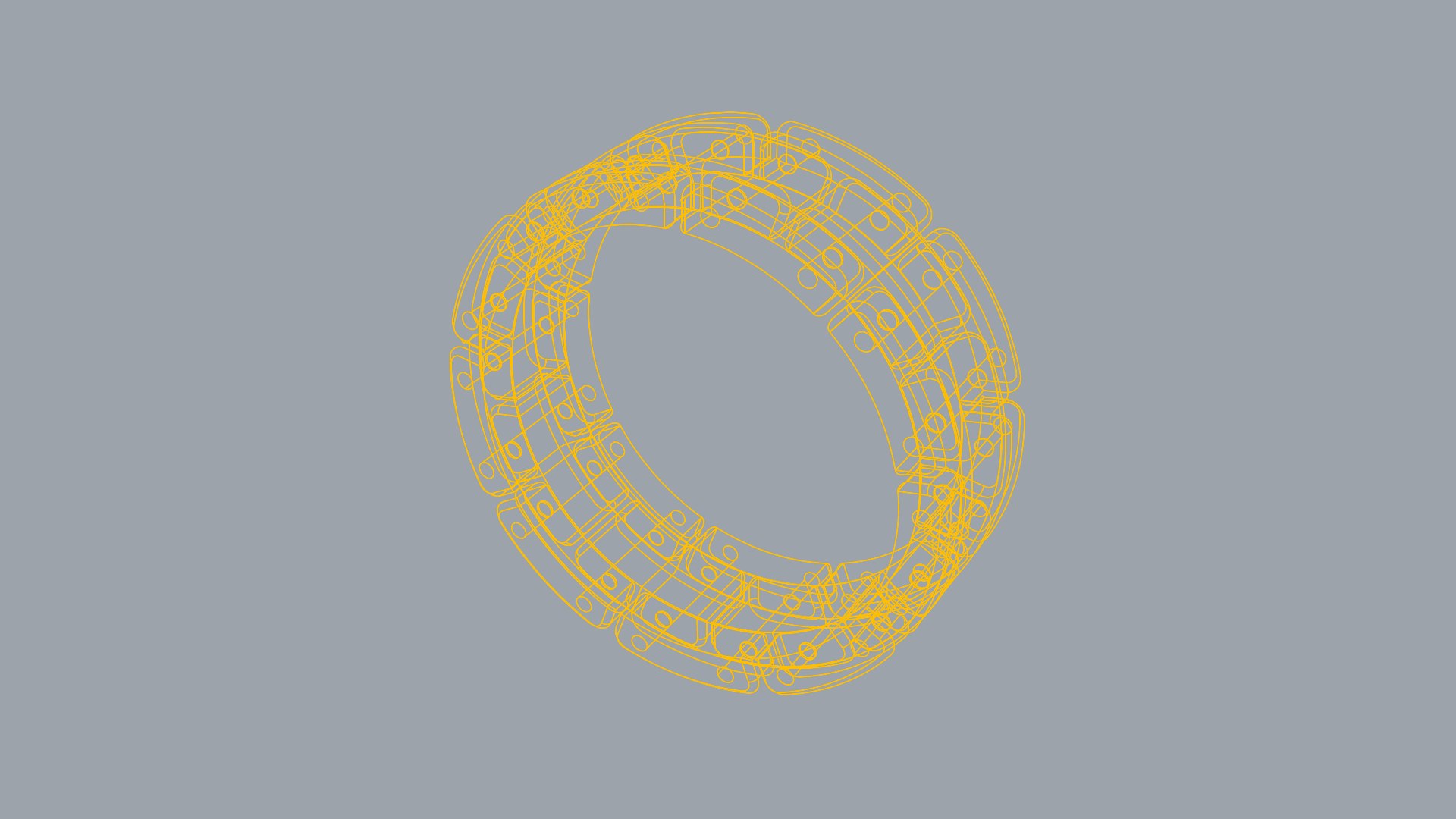 3D Bold Modular Link Band JDBCo Model - TurboSquid 2345790