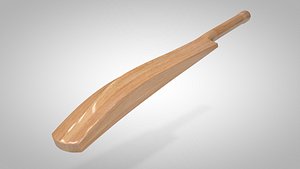 3D model cricket bat