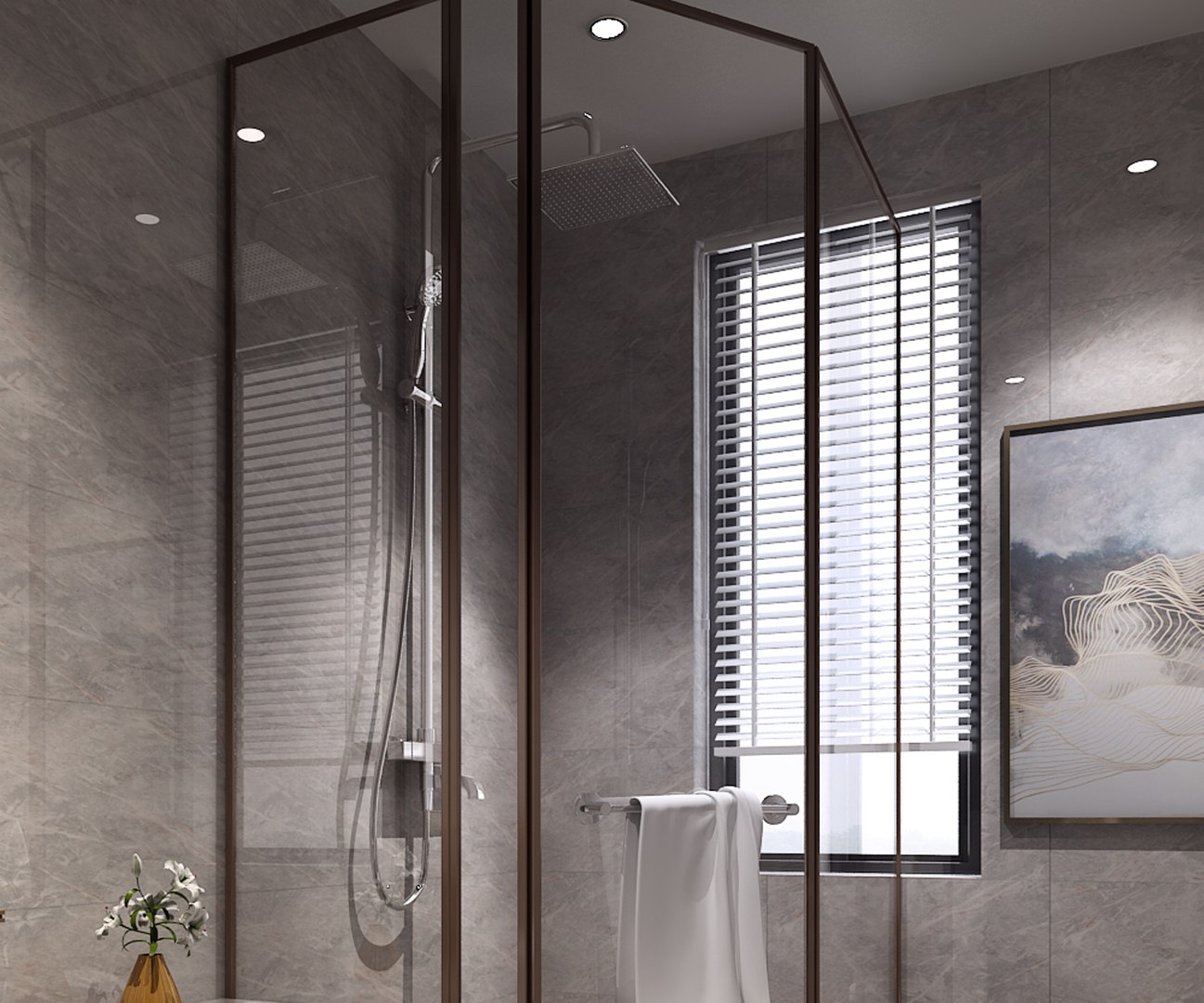 Modern bathroom model model - TurboSquid 2056407