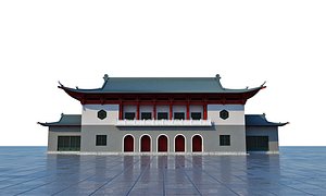 temple japan 3D model