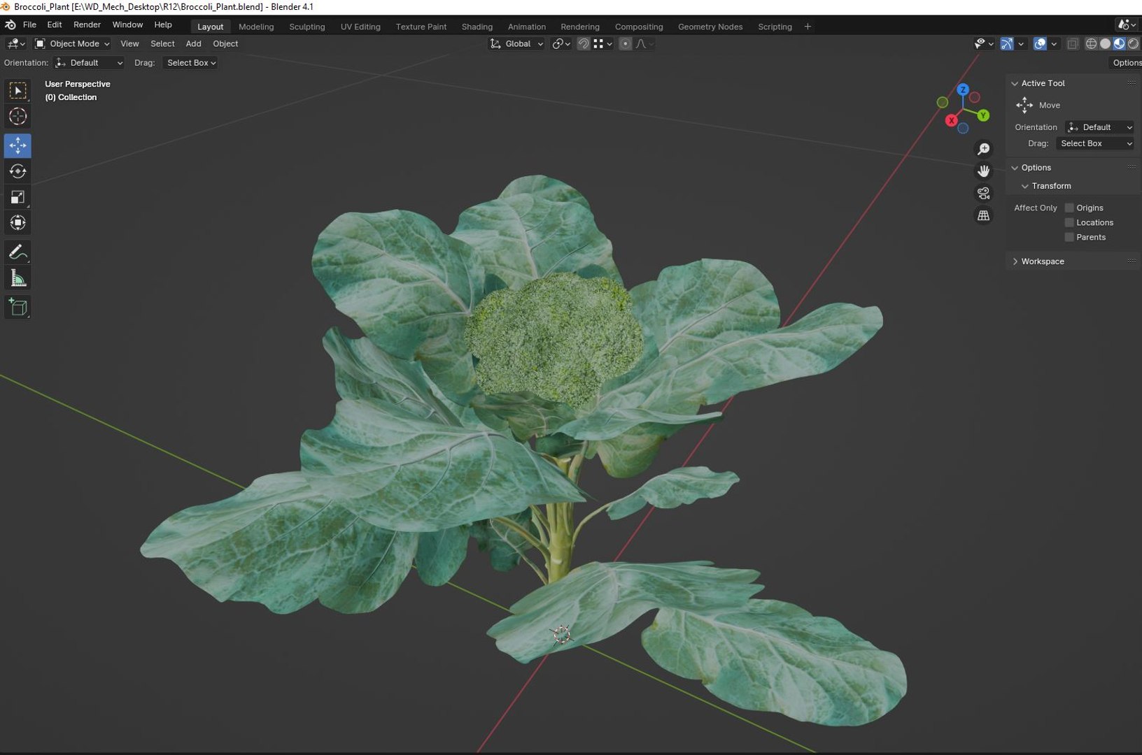 3D Model Broccoli - TurboSquid 2249362