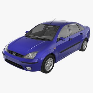 focus sedan europe 1999 3D