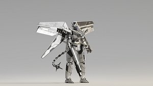 Mecha Raiden 3D model