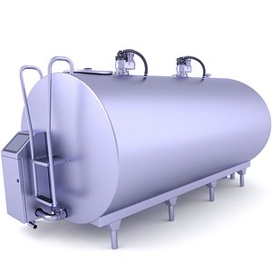 3D Raw Milk Tank 5 model