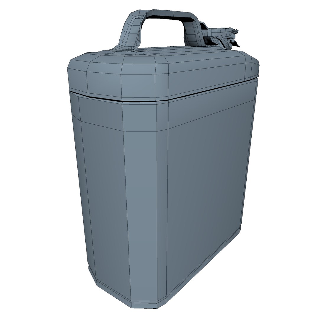 Jerrycan Fuel Tank 3D Model - TurboSquid 1237515