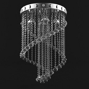 crystal chandelier 3d max