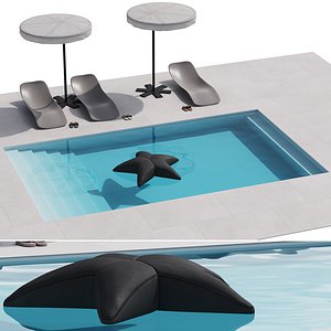 517 exterior and architecture 09 swimming pool 01 3D model