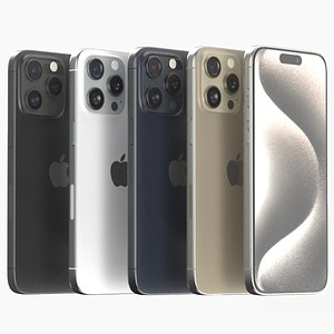 Apple iPhone 15 pro max All colors 3D