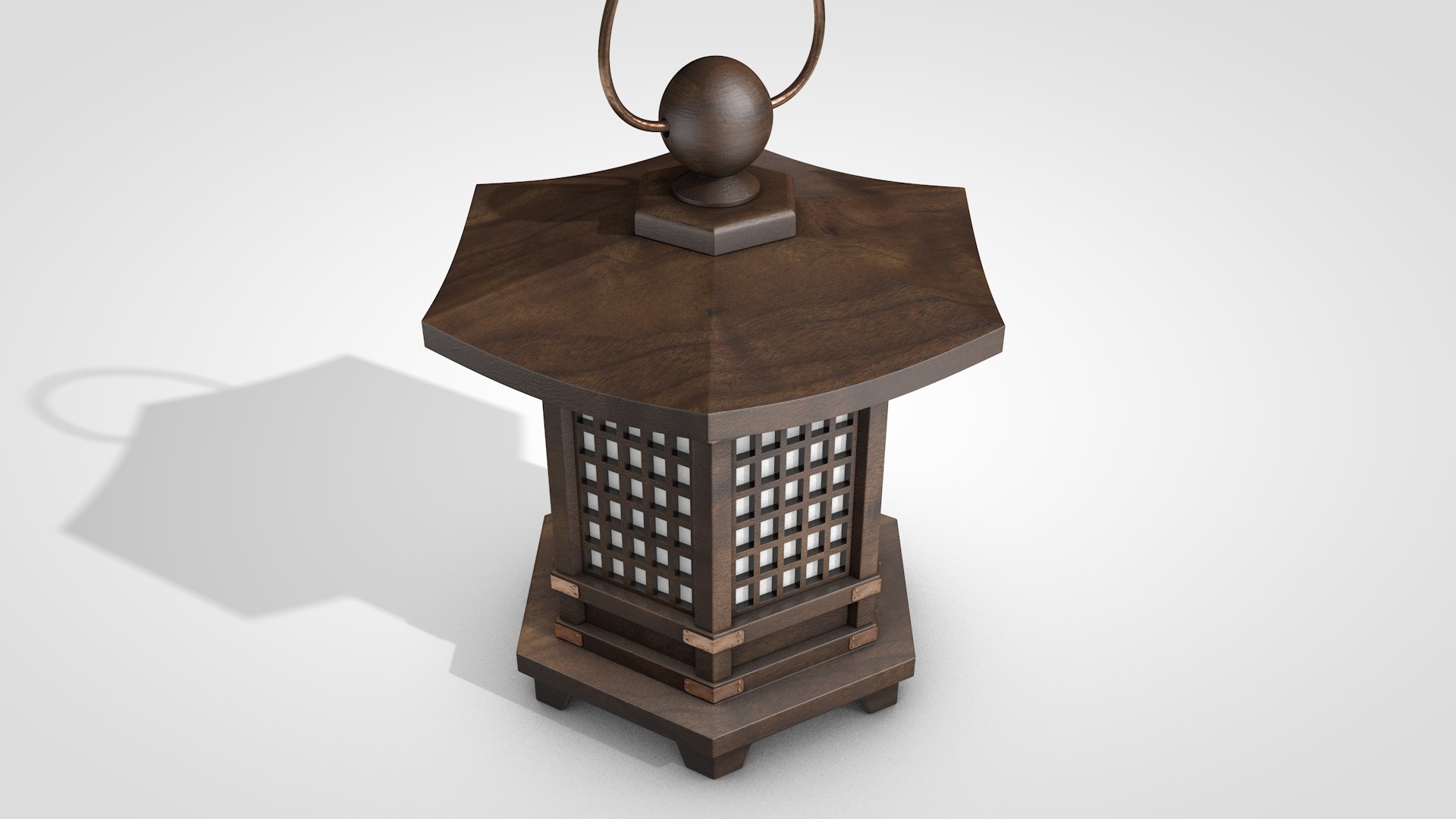3D Old Japanese Lantern Model - TurboSquid 1986013