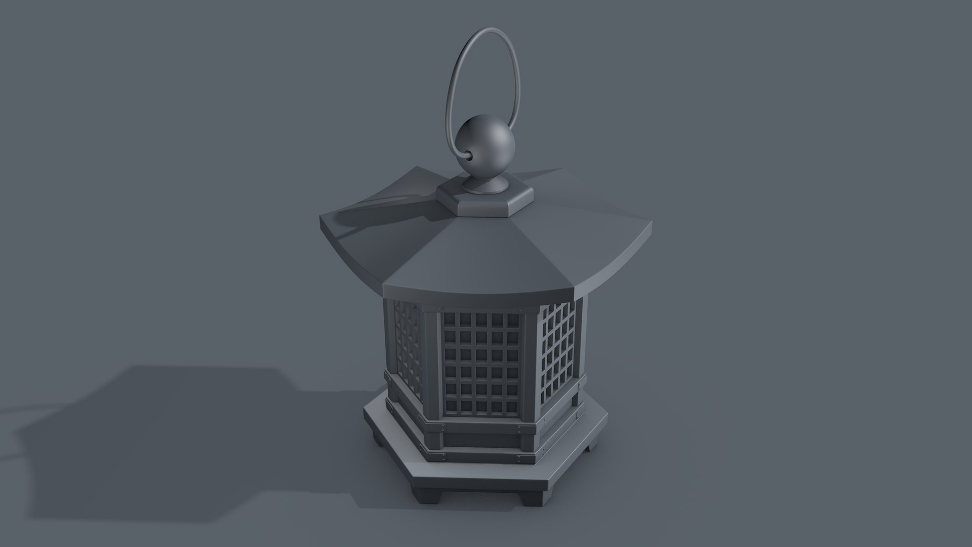 3D Old Japanese Lantern Model - TurboSquid 1986013