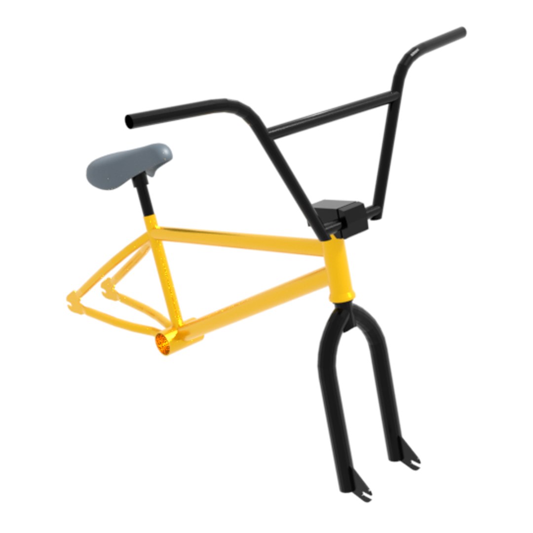 BMX Bike Frame 3D model TurboSquid 1894338