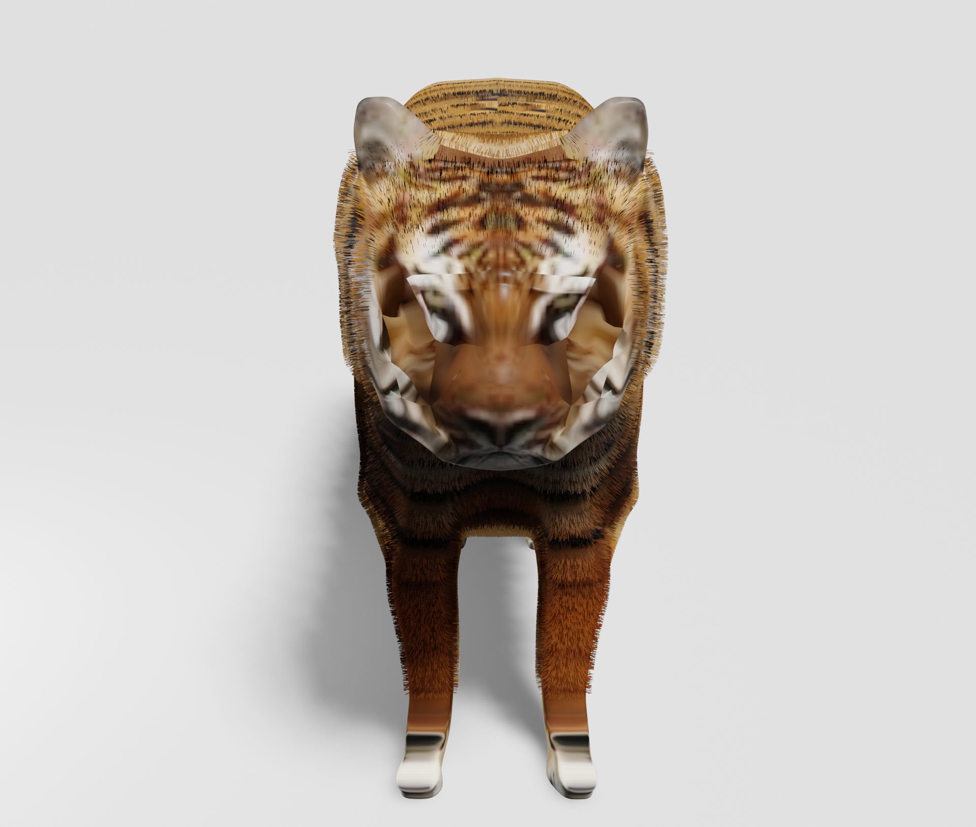 Tiger Blender OBJ 3D model TurboSquid 1971018