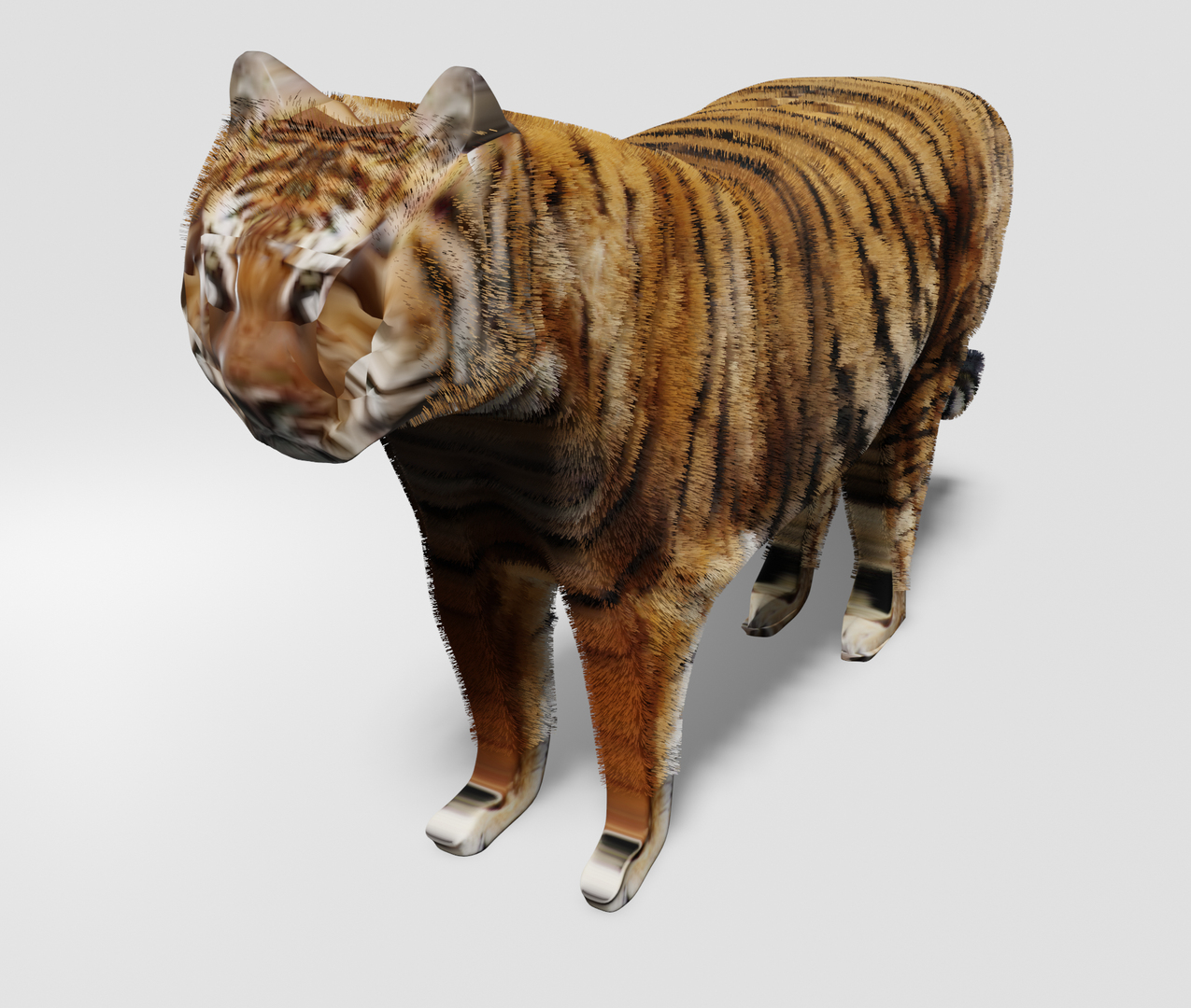 Tiger Blender OBJ 3D model TurboSquid 1971018