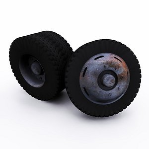 3D truck wheel