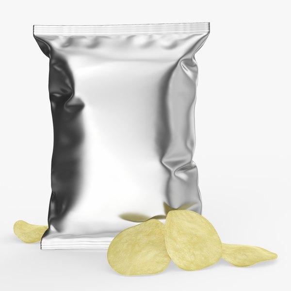 mockup potato pack 3D model