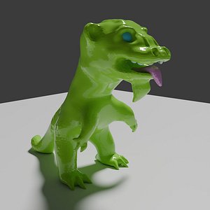 3D Predatory toy dinosaur
