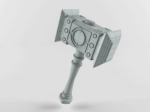 3D fantasy hammer