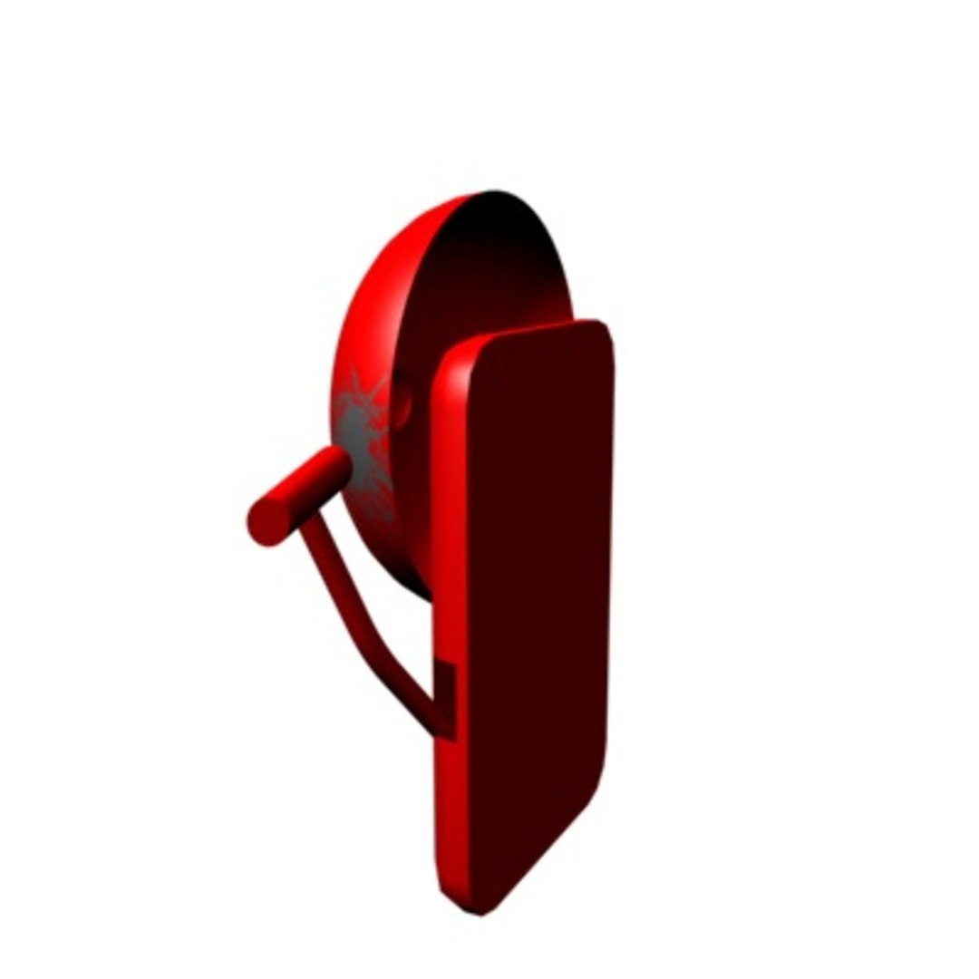 3d School Bell Model