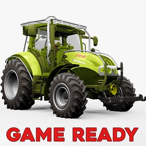 Detailed Tractor Gameready 3D model