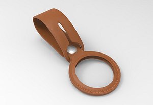 3D AirTag Classic Leather Loop