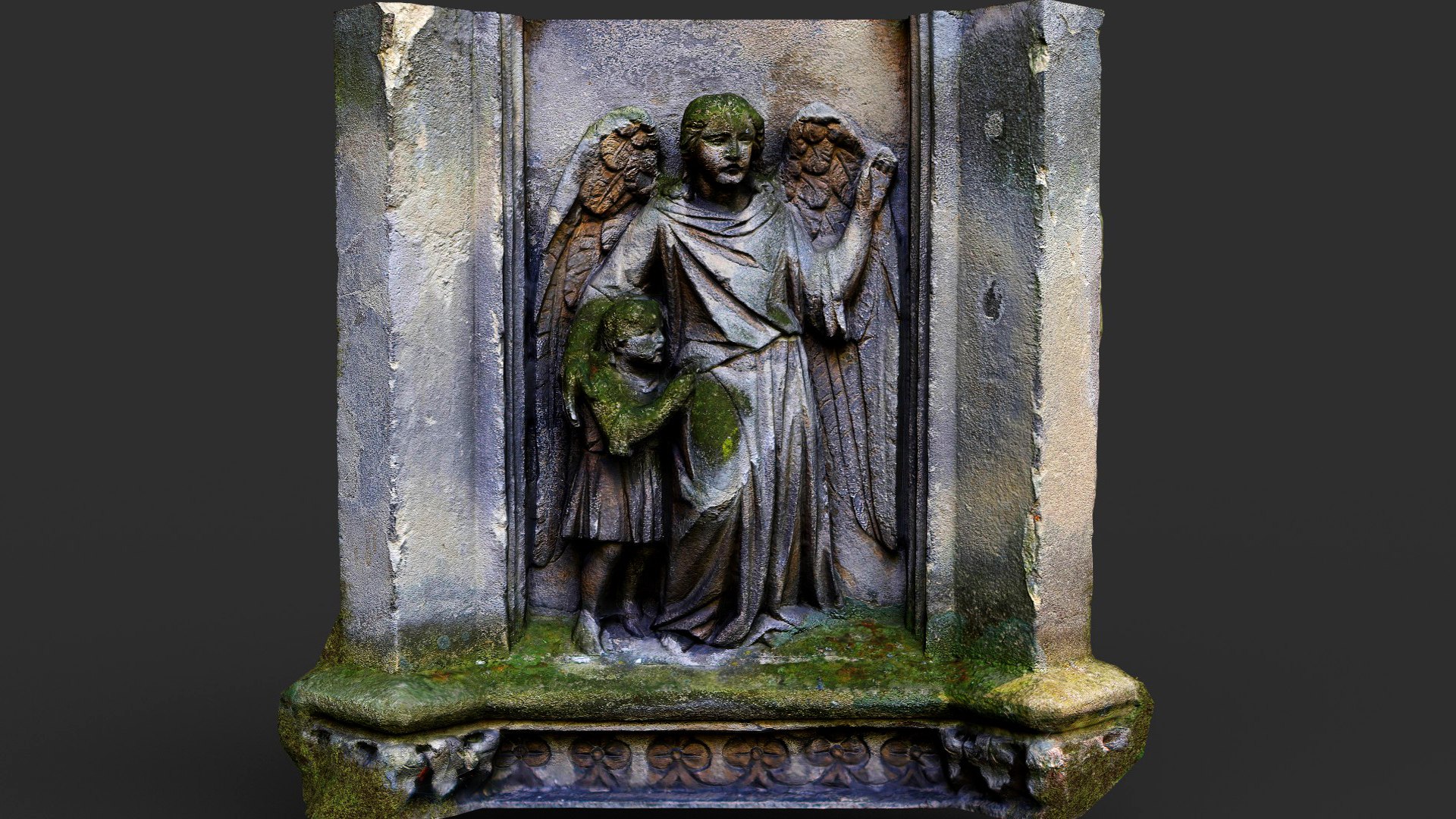 Wall monument — effigial in Ardnurcher
