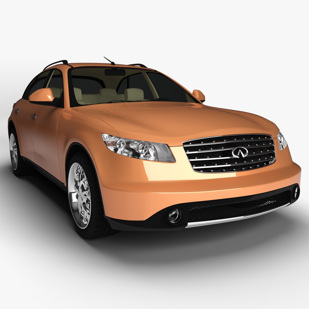 3d Model 2002 Infiniti Fx