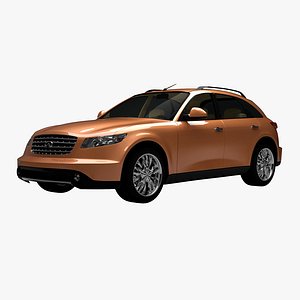 3d model 2002 infiniti fx