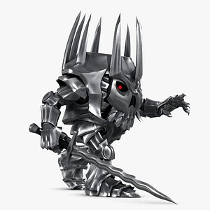 evil knight rig 3D model