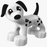 Lego Duplo Dog White