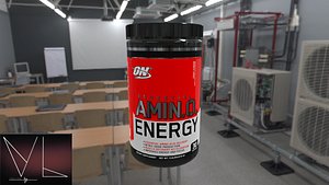supplement gainer 3D model