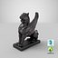 bronze griffin statue 3D model