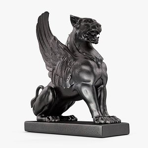 Bronze Griffin Statue