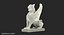 bronze griffin statue 3D model