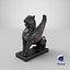 bronze griffin statue 3D model
