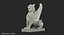 bronze griffin statue 3D model