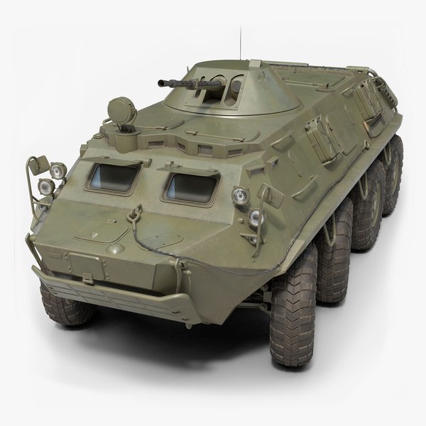 3D model soviet apc btr-60 60