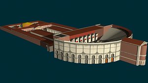3D pompe rome des model