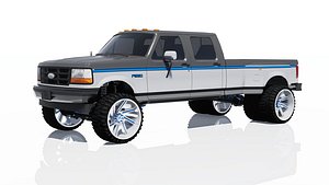 OBS F350 Crew Cab Dually 1992 Lifted model