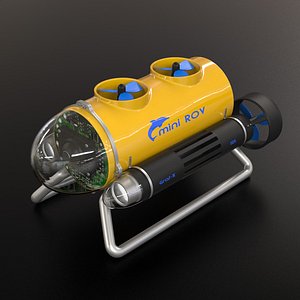 underwater rov 3d model